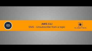 AWS CLI: SNS - Unsubscribe from a topic