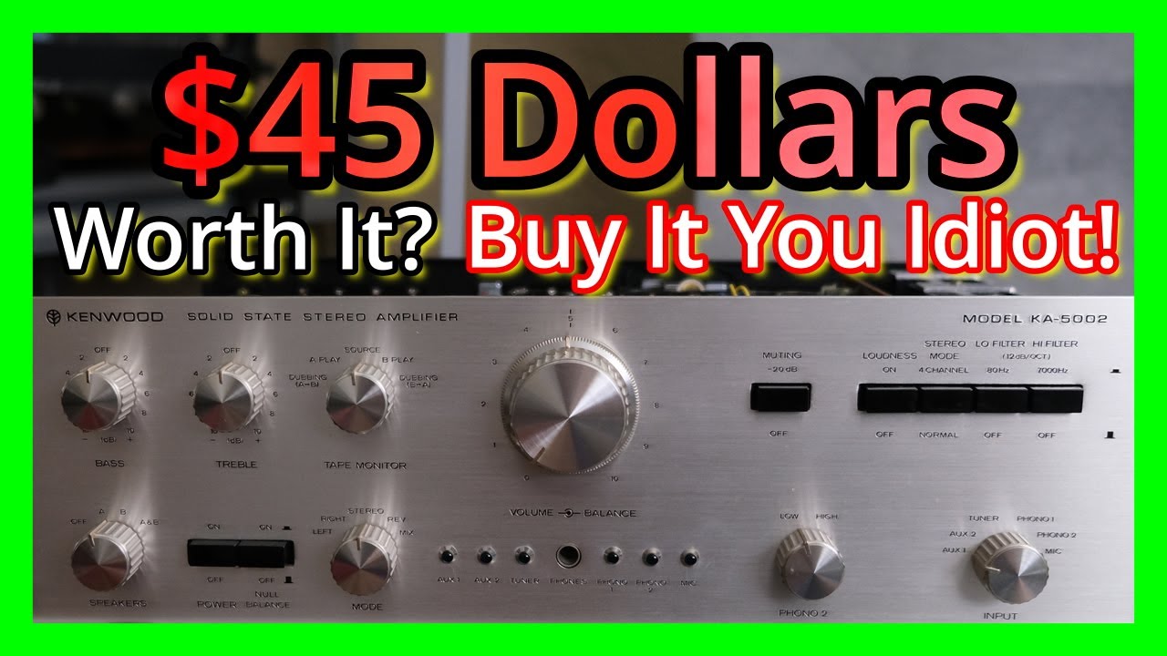 $45 - Buy This Amplifier! Cheaper And Better Sounding Stereo