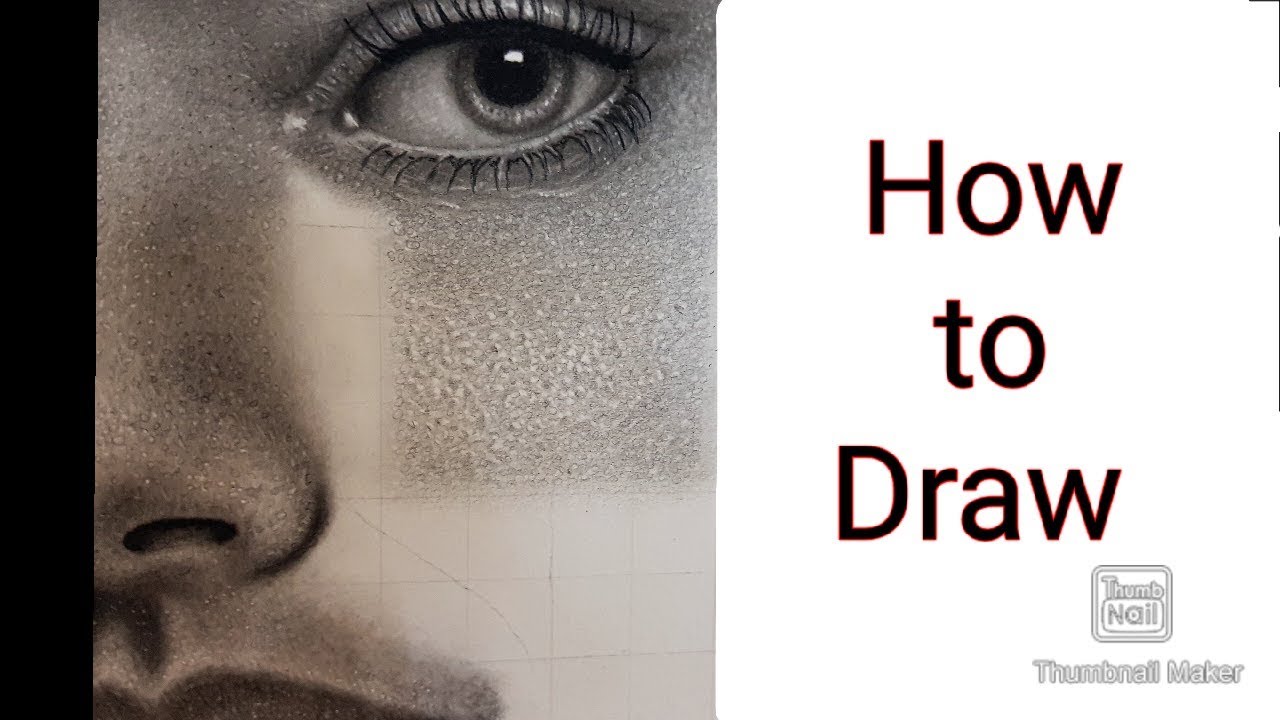 How To Draw Realistic Skin Texture With Very Simple Materials Youtube