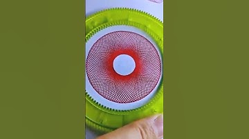 How many circles were drawn |🌹| amazing spirograph #Spirograph #2024 #shorts