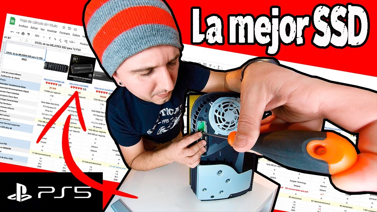 ????¿CUÁL es el MEJOR SSD para PS5? Y Barato en 2022  ✅ (GUIA EXCEL DESCARGABLE)