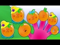 Naranja dedo de la familia | vivero Rimas | Fruit Songs | Poems For Children | Orange Finger Family