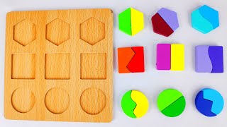 Geometric Puzzle Board For Kids  Puzzle English For Toddler & Babies