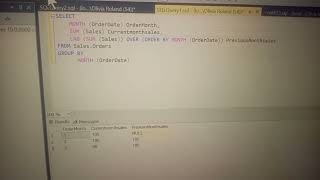 Calculating Percentage Change in Sales Using LAG and SUM in SQL