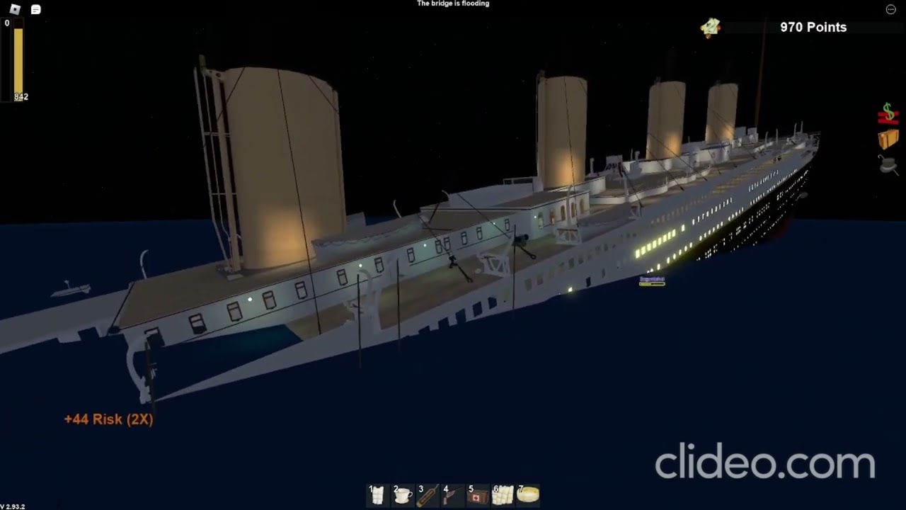 roblox titanic sink in reverse!