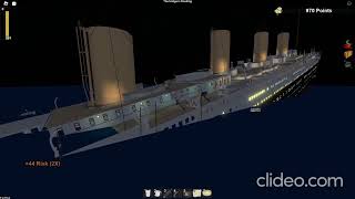 roblox titanic sink in reverse!