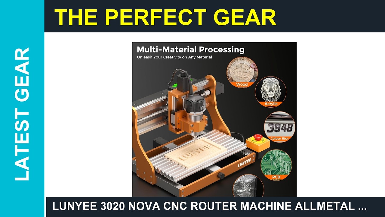 LUNYEE 3020 Nova CNC Router Machine AllMetal XYZ Review Is it 