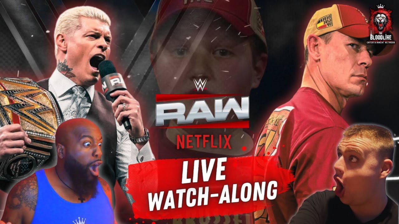 🩸WWE Monday Night Raw Live Stream | Watch Party & Reactions #wweraw #rawonNetflix