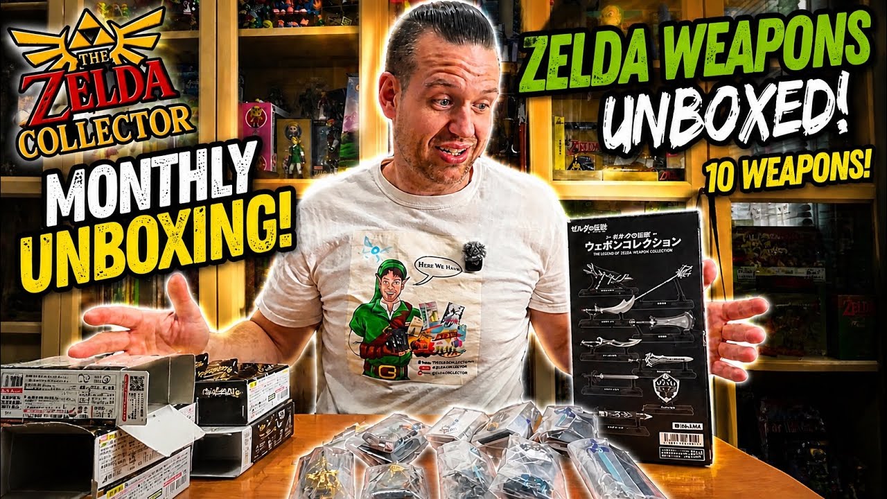 Zelda Weapons UNBOXING! (Full Bandai Set + Rare Applause Finds