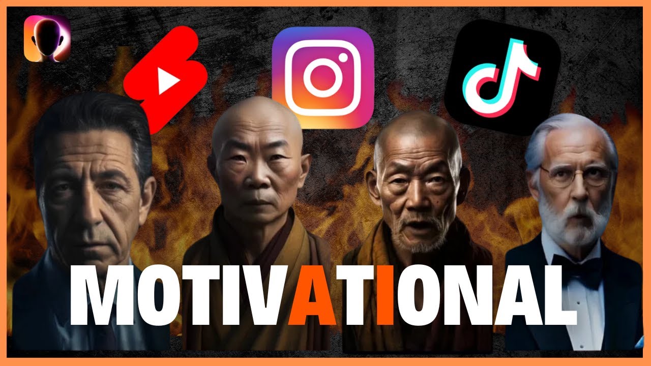 How to make viral MOTIVATIONAL videos for TikTok with AI | Faceless AI ...