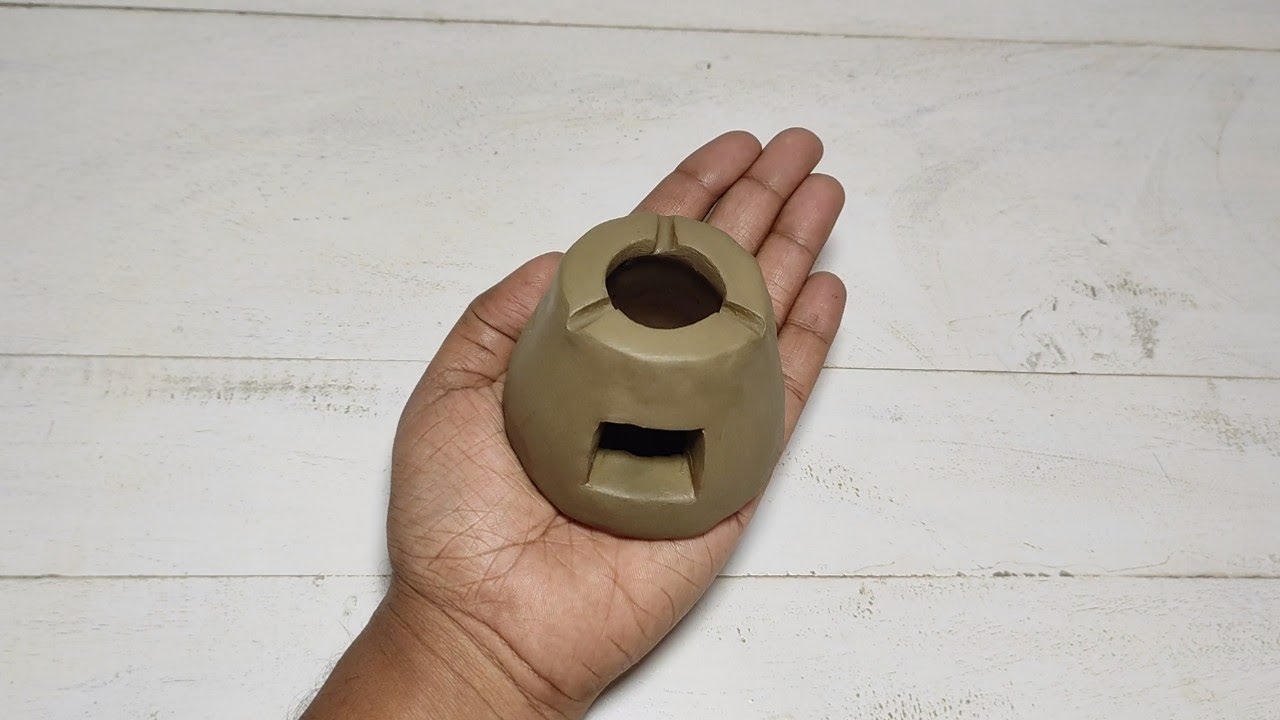 Amazing technique make miniature clay stove||How to make clay oven||Handmade clay oven||Mud oven