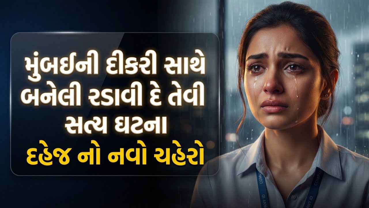 મુંબઈની દીકરી સાથે બનેલી રડાવી દે તેવી સત્ય ઘટના || દહેજ નો નવો ચહેરો || Emotional Gujarati Story ||