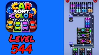Car Sort Color Puzzle Level 544 Walkthrough