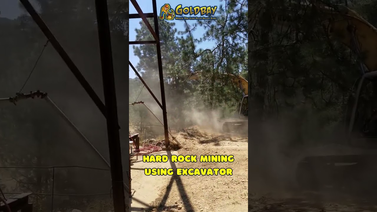 Hard Rock Mining Using Excavator | Colorado Quartz Mine
