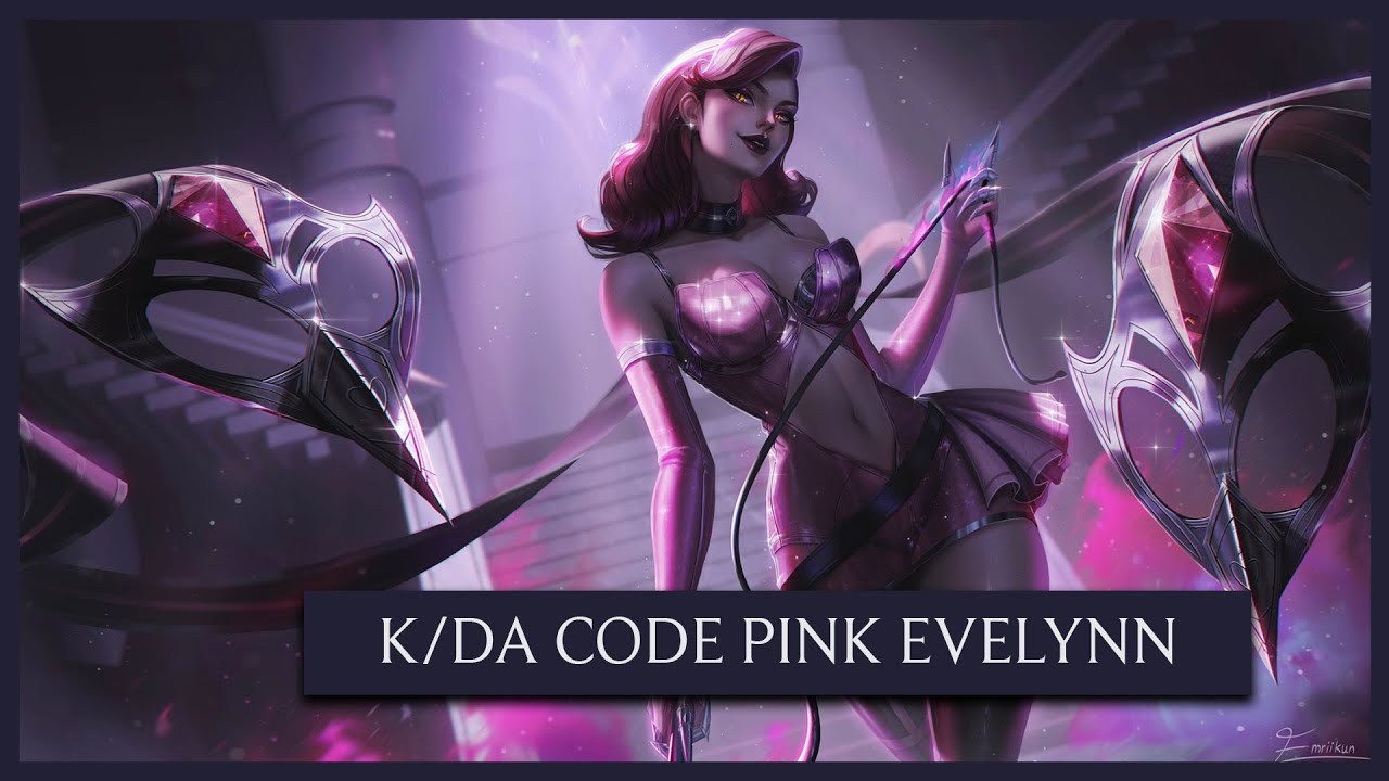 K/DA Code Pink Evelynn League of Legends Custom Skin