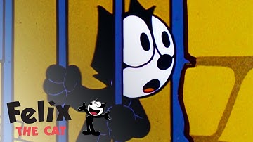 Felix Battles The Professor in a Duel | Felix The Cat | Full Episodes