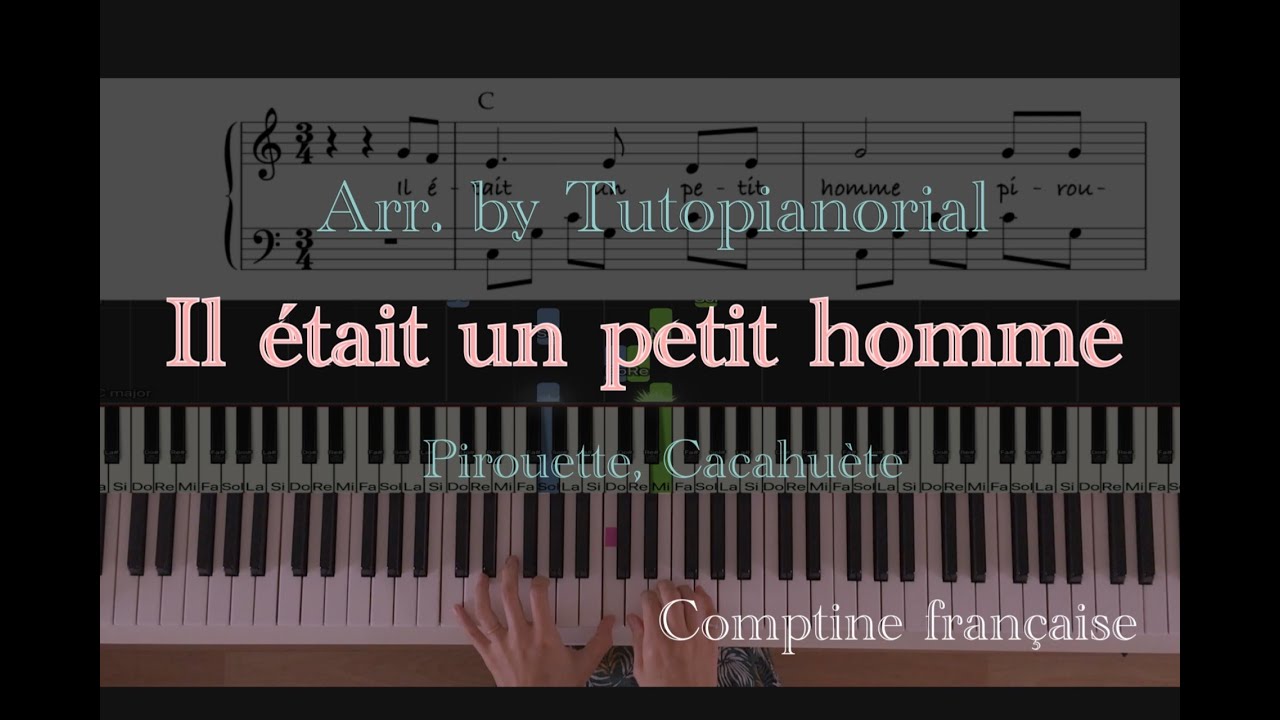 Il était un petit homme (Pirouette,cacahuète) Piano berceuse 피아노 자장가