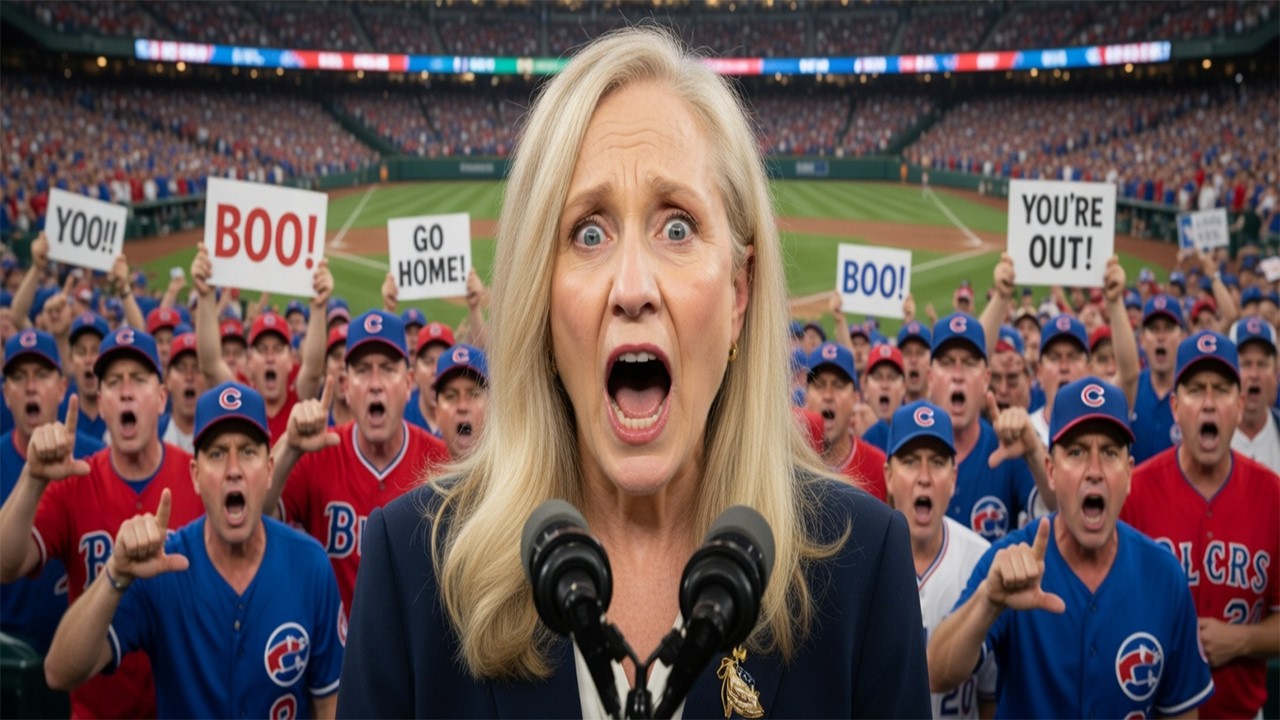 WOKE Virginia governor BOOED off baseball diamond at San Francisco Giants AA affliliate game!