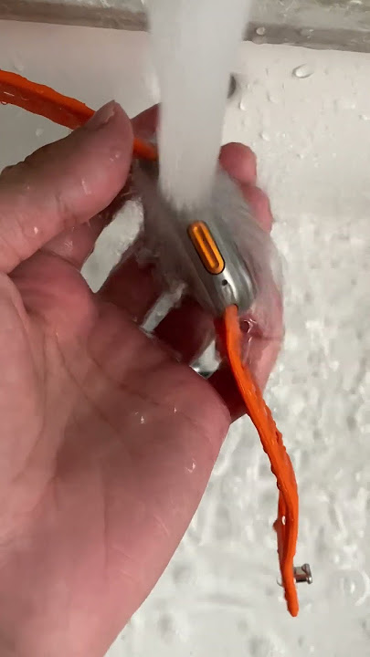 Apple Watch Tips part 🔟 Apple Watch Ultra waterproof test & eject water #applewatchtips #applewatch