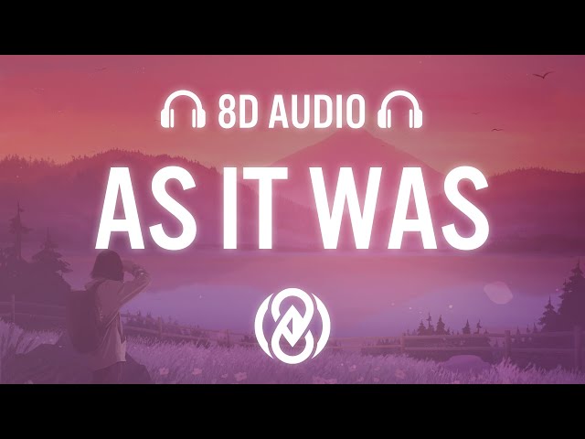 Harry Styles - As It Was (Lyrics) | 8D Audio 🎧 class=