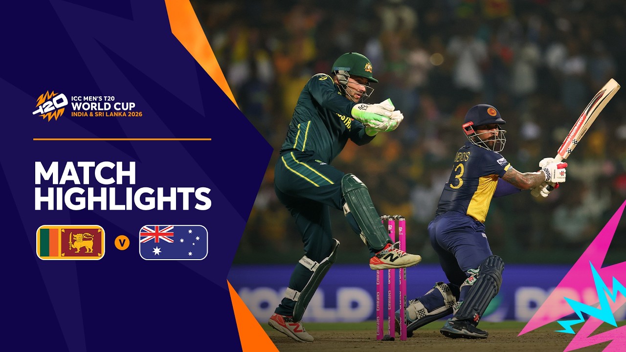 Sri Lanka v Australia | Match Highlights | Men's T20 World Cup 2026