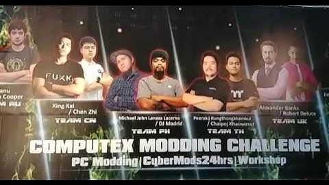 CyberMods 24 hrs @ Computex 2017 Judging Time with Mac Suba