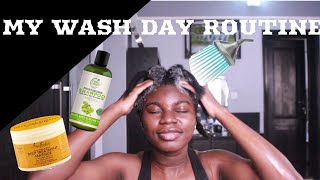 Wash day routine on my 4C Hair| No more breakage or excess shedding| Length retention + Moisture