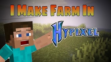 I Make Wheat Farm In Hypixel || Crafters MC