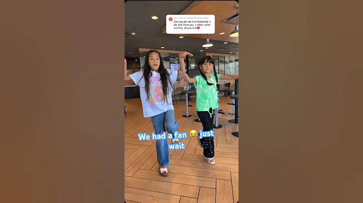McDonals we had a fan 😂 #mcdonalds  #fypシ  #trend  #viral  #dancing #samandabby