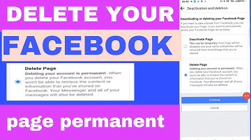 Facebook Page Kaise Delete Kare | How To Delete Facebook Page Permanently 2023