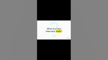 Consulting made easy for AUB students| what is a case interview?