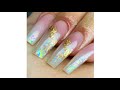 Encapsulating foil to create an ombré | acrylic design