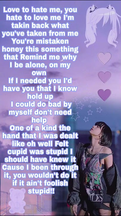 Love to hate me lisa's rap lyrics