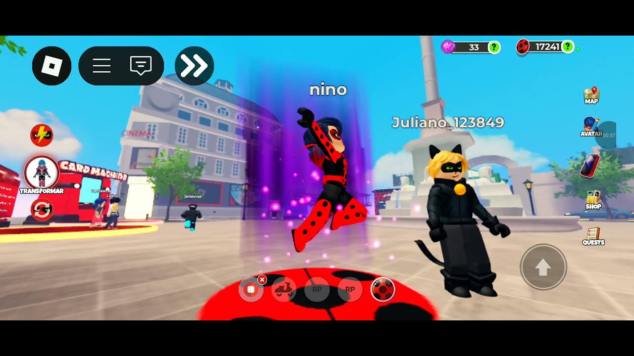 Transformações s6 no miraculous rp!  Parte 1