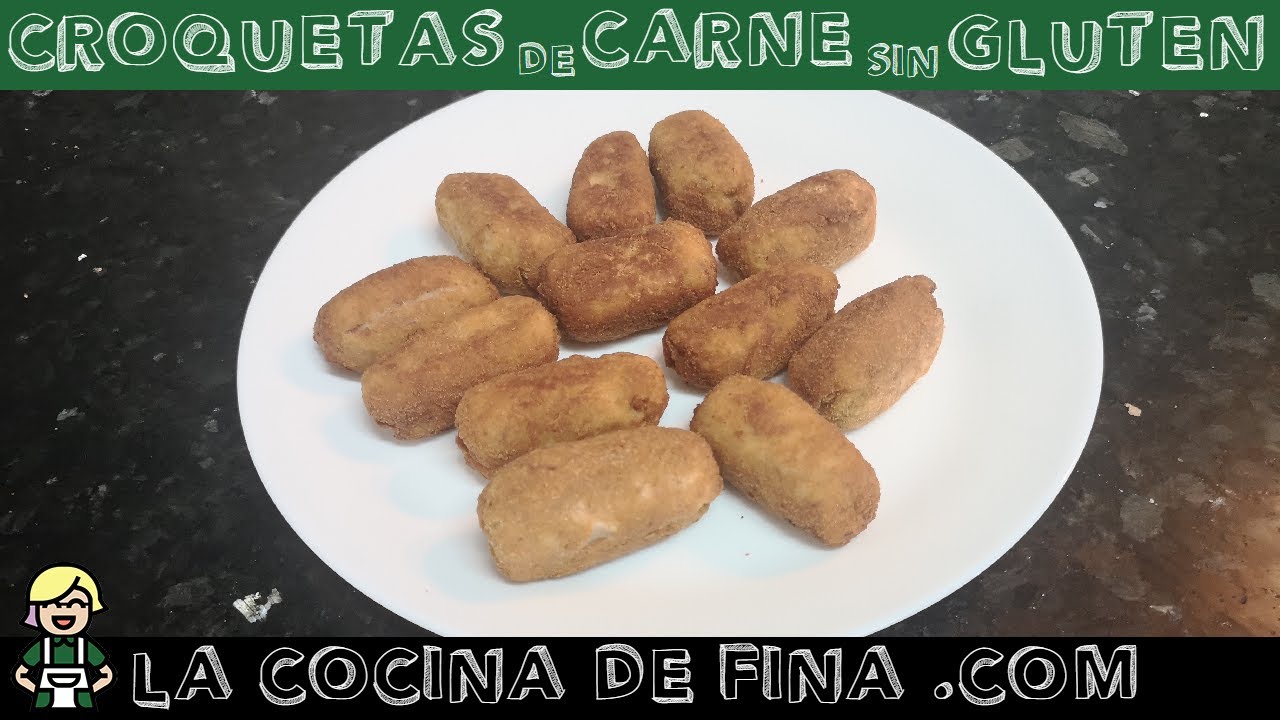 CROQUETAS DE CARNE SIN GLUTEN ( LA COCINA DE FINA.COM - PLATO Nº 63))