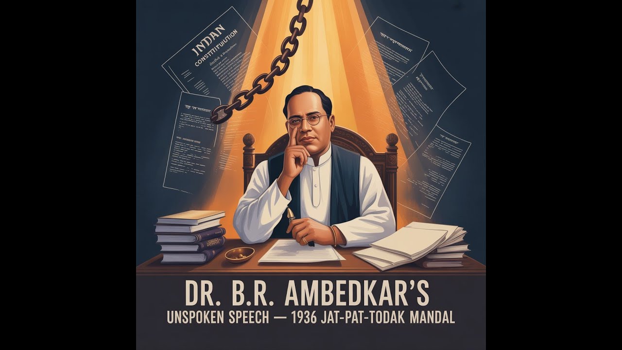 Dr. B.R. Ambedkar’s Unspoken Speech – 1936 Jat-Pat-Todak Mandal