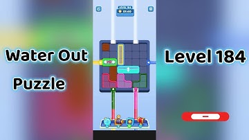 Water Out Puzzle Level 184 Walkthrough 💧 | Step-by-Step Guide | Mini Boss