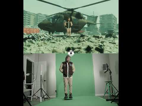 Green Screen Before And After 3D VFX In Unreal Engine