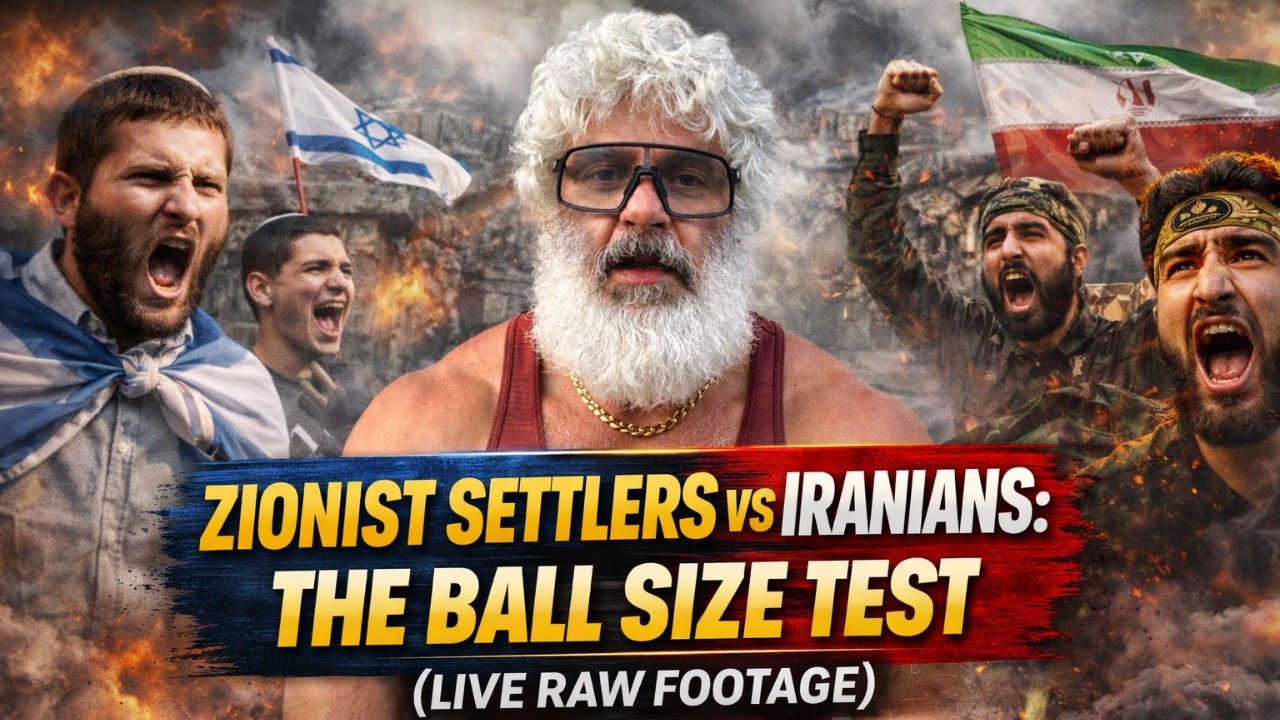 The Ball Size Test: Zionist Settlers vs Iranians (Live Raw Footage)
