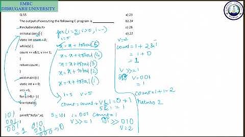 GATE(CS) - 2017(C-Programming Questions with Explanation)