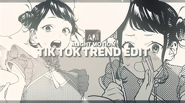 TIK TOK TREND EDIT IN ALIGHT MOTION + QR CODE