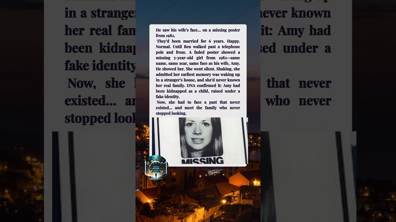 He Found His Wife on a Missing Poster