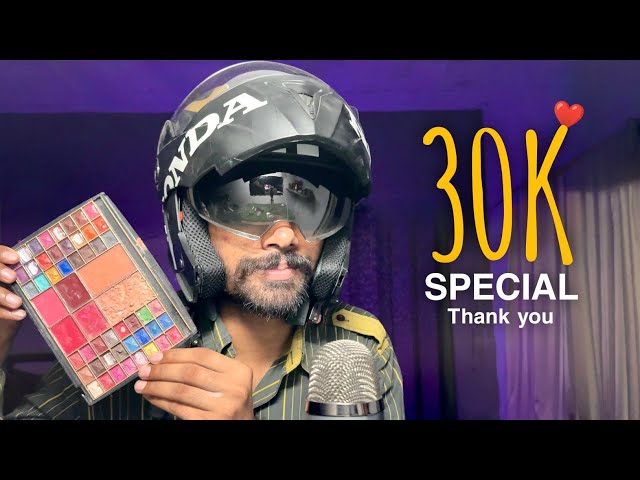 ASMR FAST AND AGGRESSIVE MAKEUP 💋 (30K SPECIAL)
