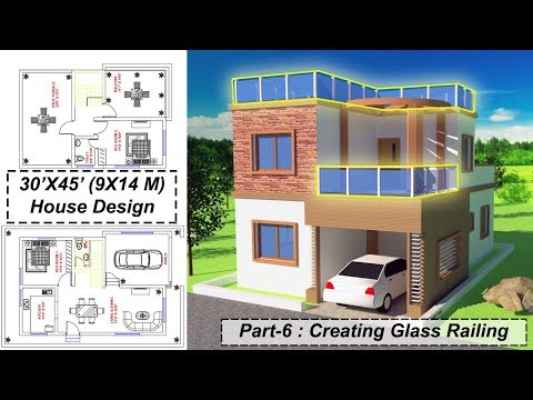 home-design-plan-2bhk-|-creating-glass-railing-|-house-design-p6