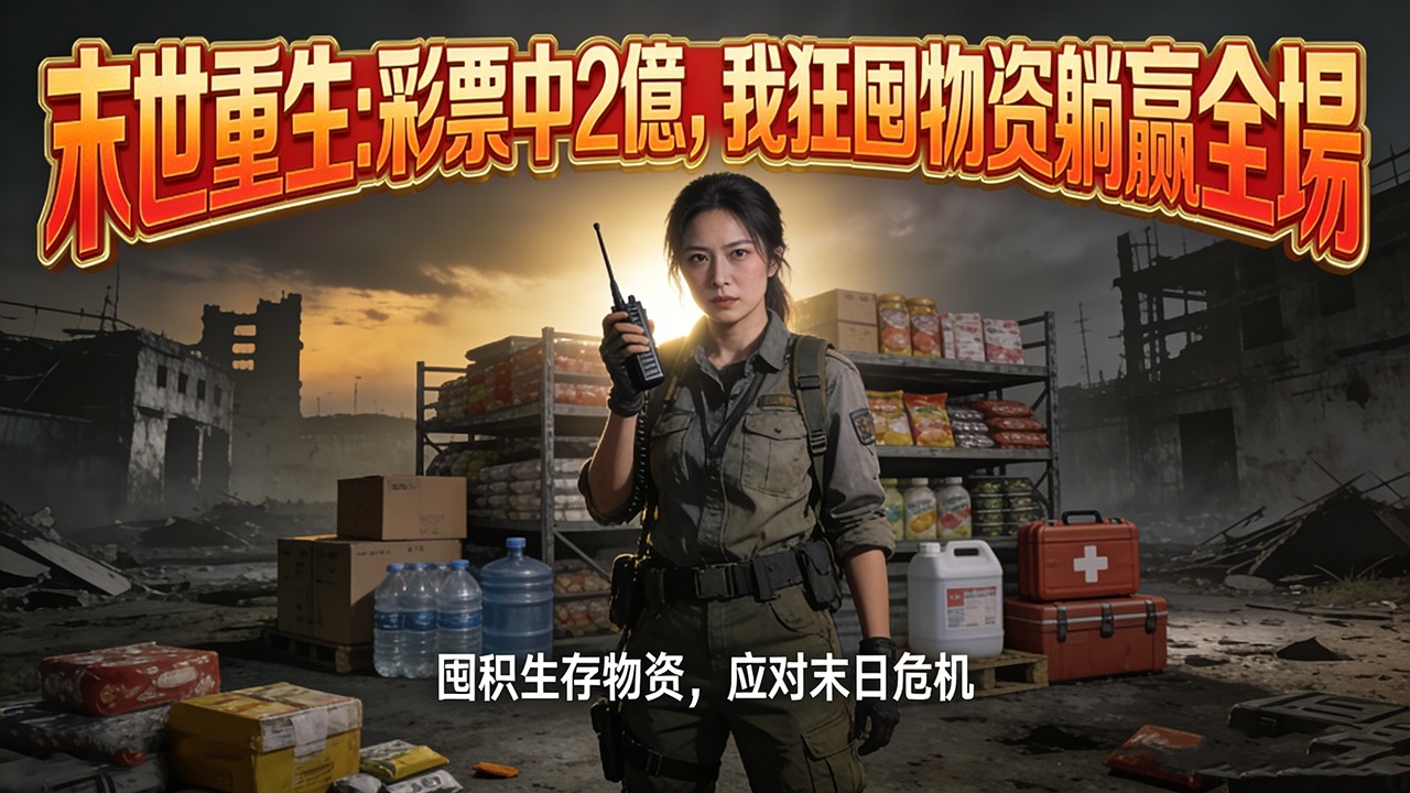 【完結/囤資】《末世重生：彩票中2億，我狂囤物資躺贏全場》#末世 #末世小說 #動漫 #末日 #懸疑故事 #爽文 #小說 #完結 #一口氣看完 #睡前故事 #小说推荐 #小说推文 #末世囤貨 #求生