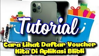 Cara Lihat Daftar Voucher Kita Di Aplikasi Blibli screenshot 5