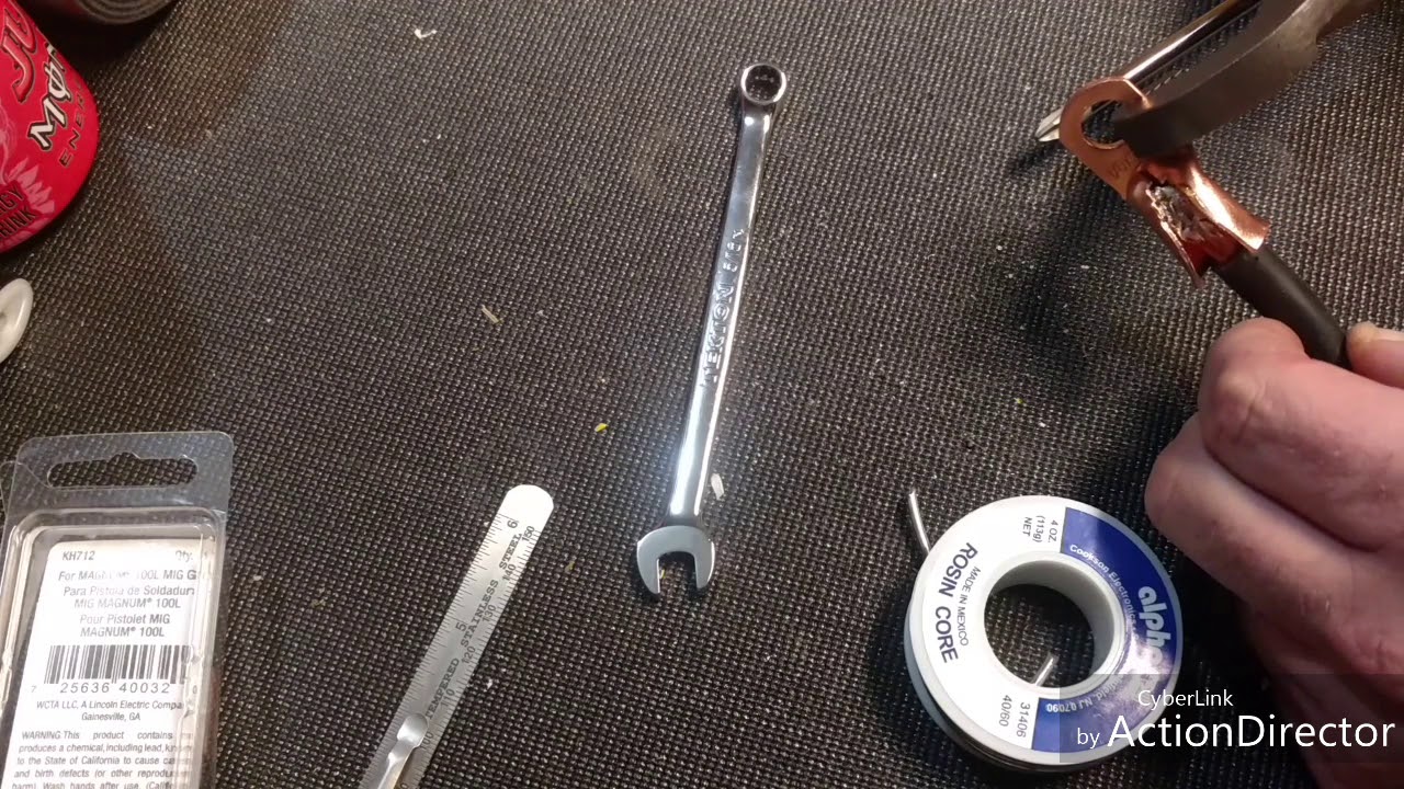 Ground wire repair on my welder!!! YouTube
