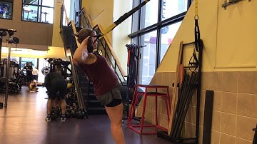 TRX face pull