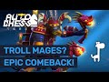TROLL MAGE HEX MASTERS?! Dota Auto Chess EPIC Mid Game Transition COMEBACK!