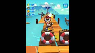 Talking Tom Hero Dash Demon Bull Hank Don't Fall For 60 Seconds Funny Race Android Gameplay #Shorts